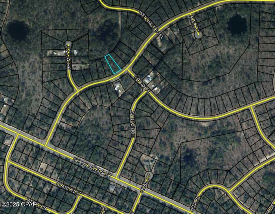 Build your dream home in the growing Sunny Hills community! This .38-acre lot on Gables Blvd offers easy access to Hwy 77 and is just minutes from Sunny Hills Golf & Country Club, Gap Lake, and a public boat ramp. With several builders active in the area and utilities expanding, now's the time to invest. Enjoy peaceful surroundings while still being a short drive to Panama City Beach!