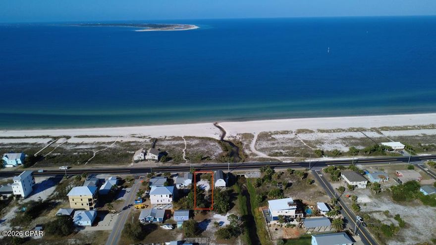 Build your dream coastal retreat on this exceptional vacant homesite, Perfectly positioned along one of the most scenic stretches of the Gulf Coast, this property offers truly unobstructed Gulf views, allowing you to enjoy breathtaking sunsets and the soothing sights and sounds of the water every day. This parcel provides convenient access while still capturing the peaceful, laid-back atmosphere that makes Port St. Joe Beach and Mexico Beach so desirable. Whether you envision a full-time residence, vacation getaway, or investment property, this lot offers incredible potential in a rapidly growing coastal market. Imagine designing a custom home with expansive windows and outdoor living spaces to fully take advantage of the panoramic Gulf vistas. Nearby beaches, fishing, boating, and outdoor recreation opportunities make this an ideal location for those seeking both relaxation and adventure.