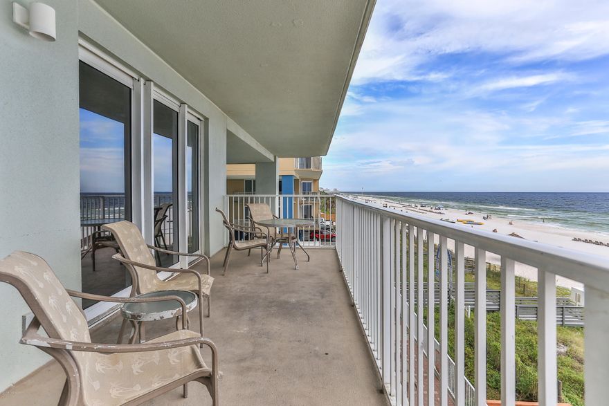 Check out this East end, 3 bedroom corner unit at Marisol condominiums! This high end, low density complex (only 45 units) is perfectly located in the center of Panama City Beach! This 3bed/2bath fully furnished end unit is professionally decorated with upscale furniture and has rental potential up to $40K Gross! This is one of the few 3 bedrooms of this quality you can find under $400k at this time and is a can't miss for buyers looking for a low density condo to live in permanently or for a private second home! Looking for a vacation rental? This condo has the history in place and with some small updates has the potential to gross significantly more!! With 1492 square feet and a gulf front balcony accessible from the living room and master bedroom, this floorplan is one of the most desirable on the beach. It's no wonder these units at Marisol don't last long on the market! Some interior features of this condo include a beautiful custom built entertainment center with book shelves, built-in book shelving,and granite counter tops. Brand new Whirlpool stainless steel kitchen appliances! Condo has Maytag washer/dryer.  Beautiful custom built desk and wine cabinet. All kitchen & bathroom cabinets fronts have been upgraded. New custom built linen cabinet in second bathroom and a custom built storage cabinet in the full sized laundry room. This low level, 2nd floor end unit has beautiful   This condo also has an exceptional location in the building, being only 2 floors from the pool and ground floor (no elevators necessary) and only 25 feet from the gym!  The exterior of the complex was renovated in the winter of 2013 as well! If you are looking for a 3 bedroom condo, gulf front, under 400k, in a high end complex, this is a can't miss property and has to be put on your "to-see" list! Make an appointment today!!l