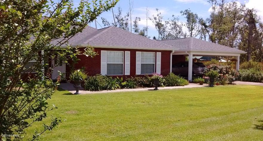 ''Currently under contract, seller accepting backup offers'' Brick ranch, 3 bedroom 2 Bath with 2 Living areas, open floor plan, large almost 1 acre lot, with screen back porch. This home features a separate heated and cooled storage room. There's a new roof, new fence, new LVP flooring. This home has been very loved and cared for. Near Bayou George, but close to Panama City. Don't miss this beautiful home, call your Realtor and schedule a showing.