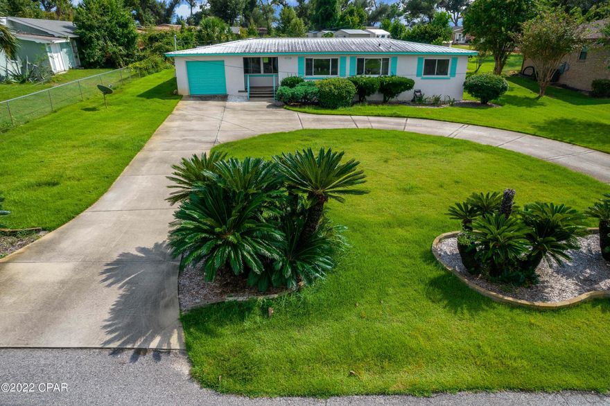 For Lease - Charming and spacious, this 4 bedroom 3 bathroom home has water views, two master bedrooms, and upgrades including new luxury vinyl plank flooring in the entire home and a renovated kitchen along with two AC units. Located on Donalson Point, across the street from City Bay beach access, up the road from Parker Boat access that accommodates up to a 35-foot boat, near TAFB, restaurants, shopping, parks, boating, fishing, and more. *All measurements are approximate, please verify if important. Agent measured 1900 sq ft.  please verify if important