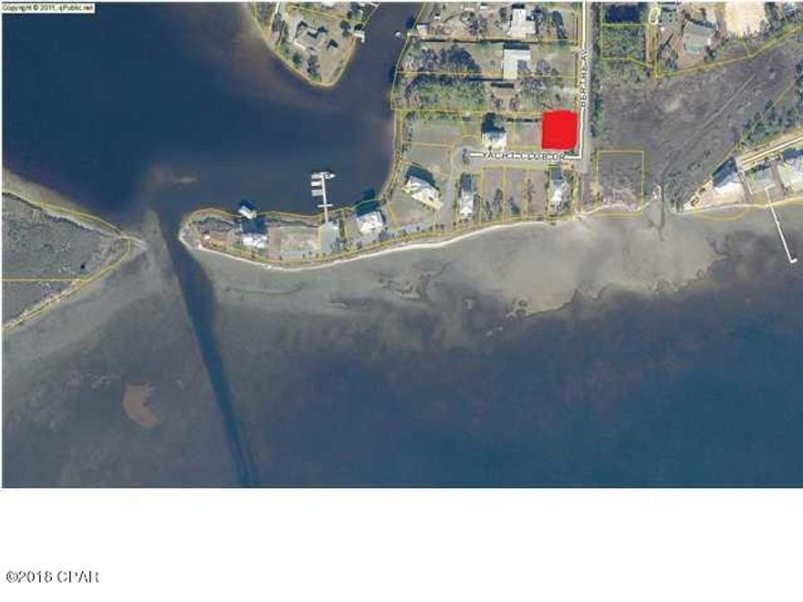 Beautiful first tier corner lot with panoramic views of East Bay. East Bay Preserve provides breathtaking views and quick boating access to the Intracoastal Waterway, St. Andrews Bay and Gulf of Mexico. Located in Callaway, the development is close to Tyndall. Each lot in the gated, upscale community has a boat slip in the community dock area. The docks are equipped with water and power. Enjoy the views and sunsets from the community gazebo located at the docks. Beautiful, custom built homes built in the development. Owner is a licensed FL real estate agent.