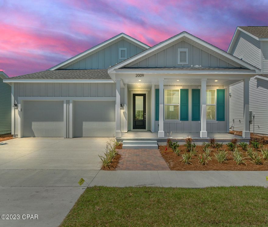 Currently under contract; Seller is accepting backup offers. Current contract has a home-to-sell contingency with a 72-hr kick out clause. This Venice plan in SweetBay is a split bedroom plan with a den/study and attached garage slated for Late Summer completion. Relax on your front porch and take in the Bay breeze or entertain on your large covered patio in the back! Beautiful windows are allow lots of natural light into the open plan home. SweetBay is a walkable community with unrivaled amenities: dock with North Bay access for kayaking, paddle boarding, and fishing, parks, junior olympic pool, basketball and sports court, miles of trails, and planned future amenities including a town center and marina! Original new home buyers even get priority access to top-rated University Academy!