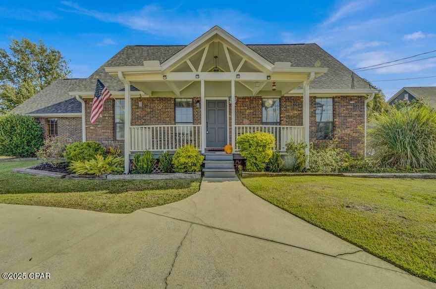 ''CURRENTLY UNDER CONTRACT SELLER WILL CONSIDER BACK UP OFFERS''

RARE FIND — NO HOA, OVER HALF ACRE, POOL, WORKSHOP, SOLAR, & NEW ROOF!

Reward yourself with this beautiful home on a quiet cul-de-sac in Lynn Haven, situated on 0.5+ acre, outside city limits, and NO HOA. This 4BR/3BA home features over 2,000 sqft, a sparkling in-ground pool, and multiple indoor/outdoor living spaces perfect for entertaining or relaxing.
Recent updates include a NEW roof (2024) with transferable warranty, NEW HVAC system (2024), and energy efficient solar panels for major utility savings. Enjoy a spacious kitchen with granite countertops, cherry cabinets, and a breakfast island.
Bonus features:
• 40'x30' powered workshop with concrete floor & 16' loft
• Whole-home water filtration system + water softener
• Outdoor shower, climate-controlled family room, RV septic hookup
• Horseshoe driveway with ample parking for toys, trailers, or guests
The master suite offers private deck access overlooking the pool a perfect blend of indoor/outdoor living. Located minutes to Sheffield Park, Walmart, Publix, schools, boat ramps, and only 20-25 minutes to Panama City Beach.
All measurements approx. Buyer to verify if important.