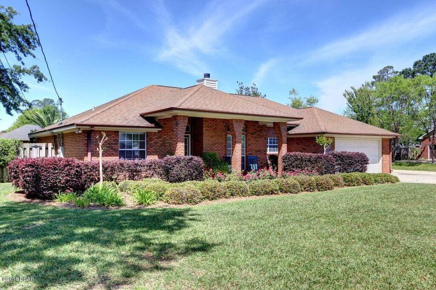 /*/*/*/ POOL IN LYNN HAVEN FOR LESS /*/*/*/ GREAT POOL- Amazing house in Beautiful North Harbor subdivision of Lynn Haven. Exterior features include: brick, pool, privacy fence, large exterior cover 24x30 for boat, back porch, 2-car garage. Interior features include: wood floors,quartz countertops, stainless appliances.  All measurements and school zones are approximate and should be verified if important.