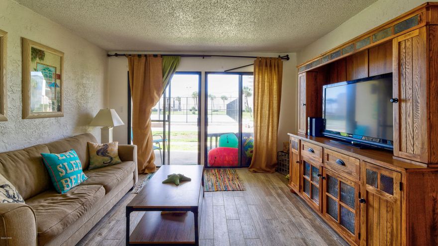 If you're looking for a quiet place to spend your vacations then Sugar Beach is the perfect spot for you! This rare Sugar Beach listing includes brand new wood-look floors and updated decorations throughout to help get the best rental income possible. Sugar Beach is located on Thomas Drive, keeping you out of all the traffic while at the same time keeping you near some of the best local restaurants and entertainment in town. It also has all the amenities you could ask for including a pool, tennis courts, shuffle board, and more parking than you will ever need. Book a showing today while you still can!