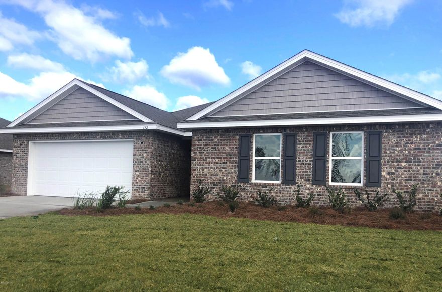 Red Tag Event! Reduced Price and Huge Closing Incentives (up to $12K) with new contracts by 4/30/2020 using DHI Title and Mortgage Services. Call for Details Welcome to Hodges Bayou! This Denton plan is under construction with 4BR/2BA. From the moment you enter this home you will find traditional 8'

ceilings, vinyl flooring throughout the main areas of the home and carpet in the bedrooms. The walls have quality paint and interior doors have brushed nickel

hardware. The kitchen is open and spacious and has beautiful stained cabinetry. The appliances include a microwave, dishwasher and stove. This home is

equipped with Smart Technology, allowing you to control your thermostat, lighting and even secure your home from a single touch panel. This home has a one
year manufactures warranty and a 10 Year Builder Warranty.  Hodges Bayou is located just North of Panama City, a quiet community yet a short drive to
shopping, dining and entertainment. Pictures, photographs, floor plans, elevations, features, colors and sizes are approximate for illustration purposes only and will
vary from the homes as built. Home and community information including pricing, included features, terms, availability and
amenities are subject to change and prior sale at any time without notice or obligation. For Move-In/Completion Estimates:
Ready dates are estimates only. Timing of completion of construction and buyer move-in are subject to contingencies
contained in home purchase agreement and governing jurisdictions issuance of a certificate of occupancy, and may change
due to forces majeures and other delays or disruptions outside the reasonable control of D.R. Horton, Inc.