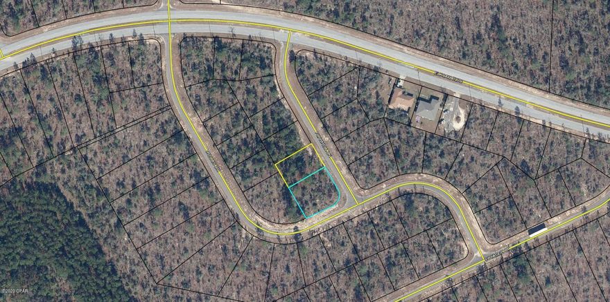 Two adjoining lots (corner lot and adjoining lot) in Sunny Hills.  Convenient location close to HWY 77 and the golf course. Sunny Hills is located 25 miles north of Panama City and 18 miles south of Chipley. This community features a popular 18 hole public golf course and many fine fishing and recreation lakes. Great opportunity to invest in the future of the Florida Panhandle. Buyer to pay Title Insurance, Closing fee, and Doc Stamps on the Deed (approx $480).