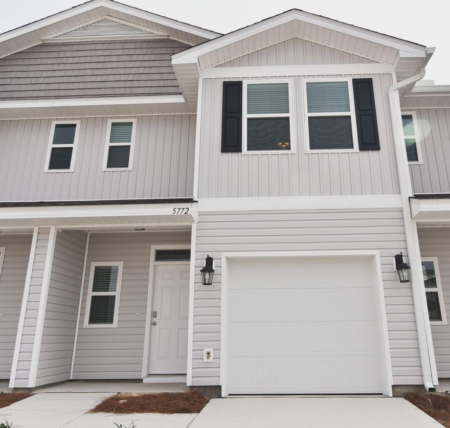 Come enjoy the maintenance free life style in this brand new 3 bedroom/ 2 1/2 bath townhome! Never lived in! 10 minutes to Tyndall Air Force Base. No yard work, trash & pest services paid by owner. Washer & dryer included! The home is walking distance to Walmart, many fast food restaurants, shopping & more! Enjoy everything right at your fingertips! Community boasts a large pool, sun decks, and extra parking for guests right in front of the townhome. Interior features an extra large master bedroom,huge walk in closet, & a spacious master bath. All three bedrooms are upstairs including the washer & dryer. Half bathroom downstairs for your guest. The back yard is spacious and over looks a amazing pond. Sit on your back patio and watch the turtles swim and birds play! Pet friendly w/deposit!