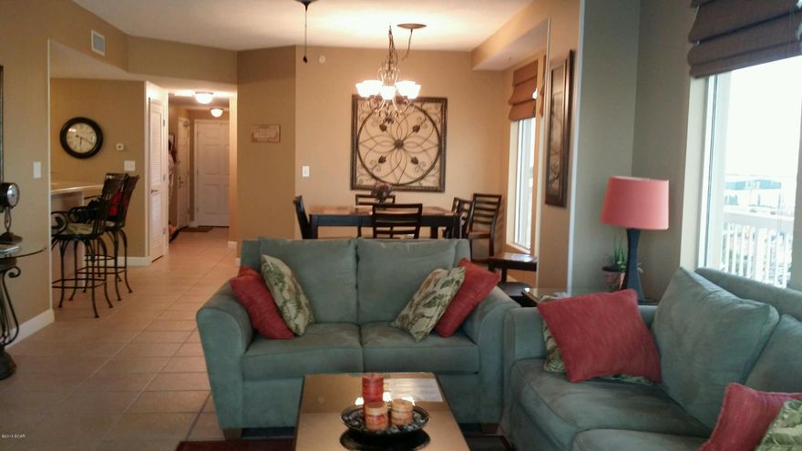 Beautiful 3 bedroom 2 bath unit in desirable Seychelles.  East facing unit on a lower floor offers spectacular views of the Gulf from the Master Bedroom and Living areas.  The balcony wraps around the unit giving you not only Gulf views but Lagoon views from the two additional bedrooms.  Conveniently located on the East end of the Beach close to restaurants and shopping.  This unit is furnished and ready for its new owner! All measurements are approximate and should be verified by buyer if important.