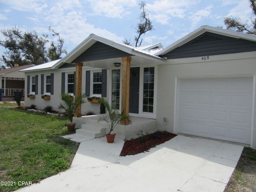 3 bedroom 2 bath newly restored and updated Home located in The Cove has refinished hardwood floors throughout. The updated kitchen features new Stainless appliances and granite counter tops. Large screened back porch and new metal roof. All property sizes and ages are approximate, please measure and/or verify if important.

School assignments are subject to change, please check with Bay County for most accurate information.

Deposit is the same as the rent. Pets allowed with owner approval and NON REFUNDABLE pet fee applies per pet. Breed restrictions apply.