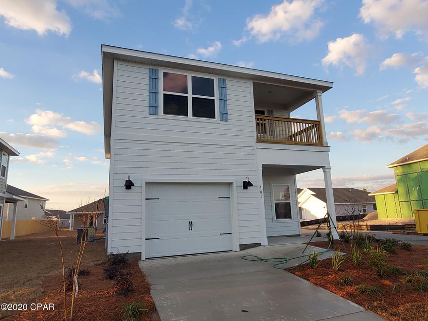 The Monroe is a 2 story plan featuring 3 beds, 2.5 baths, and a 1 car garage. The kitchen is open to the living room, dining room and back covered porch area. The second floor features a laundry closet, full bathroom with a shower/tub combo and linen closet as well as two bedrooms featuring large closet space with double doors. This home is being constructed with the Zip Sheathing system, providing greater protection than a traditional housewrap from damages due to wind, rain, and extreme weather.

A standard Smart Home package includes a KwikSet keyless entry, Skybell doorbell, automated front porch lighting, an Echo
Dot device, and Quolsys touch panel which can be integrated to control your lighting, thermostat, front door and so much more.
A builder 10 year structural warranty is also included.

Pictures, photographs, floor plans, elevations, features, colors and sizes are approximate for illustration purposes only and will vary from the homes as built. Home and community information including pricing, included features, terms, availability and amenities are subject to change and prior sale at any time without notice or obligation. For Move-In/Completion Estimates: Ready dates are estimates only. Timing of completion of construction and buyer move-in are subject to contingencies contained in home purchase agreement and governing jurisdictions issuance of a certificate of occupancy, and may change due to forces majeures and other delays or disruptions outside the reasonable control of the Builder.