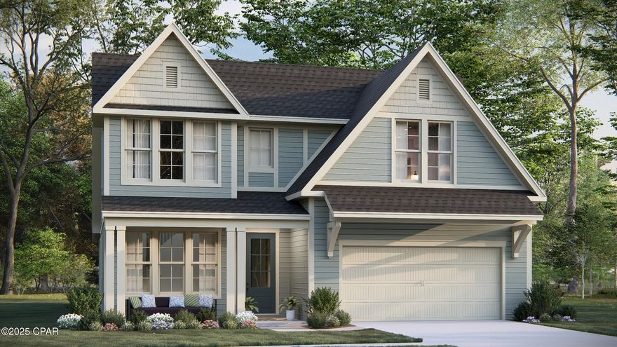 The Azalea plan built by Harris Doyle Homes is now offered in Breakfast Point East! This spacious home offers 4 bedrooms plus a loft and formal dining room. In addition to the indoor living space, there is a large outdoor lanai. The main level primary suite features a large tile-to-ceiling shower, dual vanity, and walk-in closet. The open island kitchen has a large island for casual dining, or you can entertain elegantly in the adjacent dining room. New home plans built by Harris Doyle Homes start at $429,000 in Breakfast Point East!