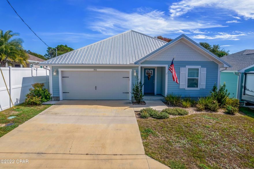 CURRENTLY UNDER CONTRACT, SELLER WILL CONSIDER BACKUP OFFERS-You will fall in love with this beautiful Coastal home located in the very desirable Laguna Beach community on the west end.  Positioned just 3/10 of a mile from access to the world's most beautiful beaches, you will be delighted with the feeling of spaciousness in this impressive 3-bedroom 2 bath home. The open concept floor plan is not only functional but inviting with cathedral ceiling, beautiful flooring and other notable features that set it apart.  The kitchen provides plenty of space and is well-appointed with an abundance of cabinetry, eat in peninsula, quartz countertops and stainless-steel appliances.  The Master bedroom features a trey ceiling, walk-in closet and ensuite with double sink vanity.  Step outdoors and rela cookouts and sunset drinks with family and friends.  This home shows like new and is being sold with most of its charming and tasteful furnishings and decor.  Just a stroll from the beach, this could be the perfect turnkey ready home or immaculate vacation property that you have been looking for.  You are minutes from our famous sugar white beaches, Pier Park, popular local dining, shopping, and the endless activity of 30-A.  Don't miss this rare opportunity! * Rental Projections are coming in at $48-$50K