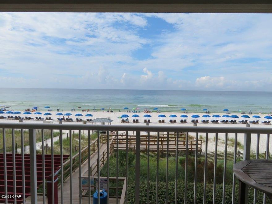 AFFORDABLE and on the Beach!! Spacious Gulf-Front 1-Bedroom Condo for sale at Majestic Beach Resort. Low floor means no elevator waits! The private balcony offers salty breezes and sounds of the surf. Offered furnished and rental ready. Large kitchen, in-room laundry, higher ceilings. Majestic is Pet Friendly for owners and offers some of the best amenities on the beach like Indoor & Outdoor Pools, Hot Tubs, Children & Kiddie Pools. Poolside Bar & Grill, Market. Fitness Center with Steam, Sauna, Massage. Movie Theater, Owners Lounge. On the Trolley line to Pier Park and their famous dog friendly beach :)
