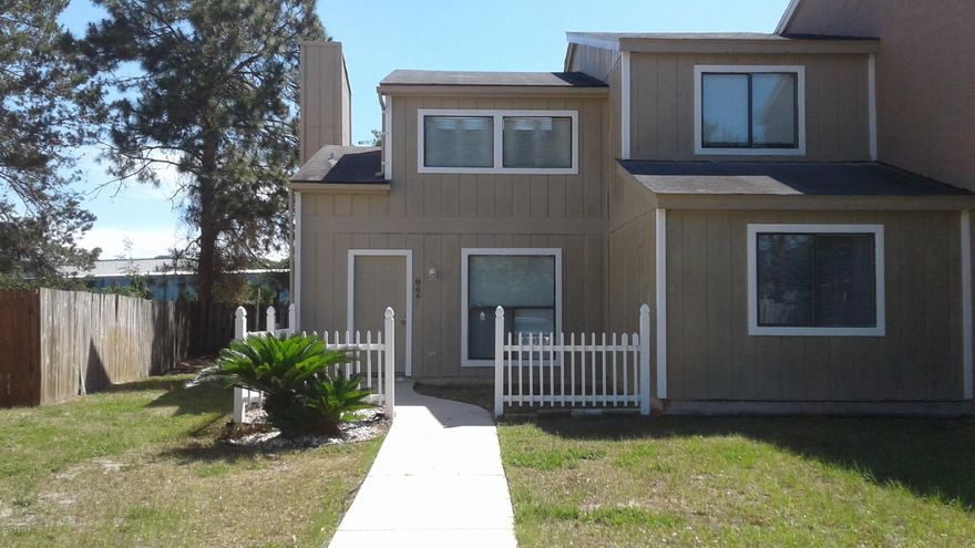 Coming Soon! Almost like new! Spacious 3 bedroom 2.5 bath Townhome. (End unit) Approximately 1430 SF heated & cooled. Remodeled in 2017 with New appliances- Range, Dishwasher, Side-by-Side Refrigerator. New Kitchen counter-top and lower cabinets. Plenty of cabinet space, and features a new pantry. New bathroom vanities and fixtures. New carpet, fresh paint inside & outside. New roof. The home also features wood burning fireplace. Tile flooring in the kitchen, bathrooms, and hallway. Large patio area for outdoor grilling & entertainment. Large Master bedroom with private bath, located downstairs. The 2 other bedrooms are upstairs. The property is centrally located in the heart of Panama City. 3 blocks from the Bay, 1 block away from walking park. Convenient to shopping, the beaches, downtown marina, and schools. Only 15 minutes to the Naval Station, and 20 Minutes to Tyndall Air Force Base. Now accepting applications. Hurry... it won't last!!