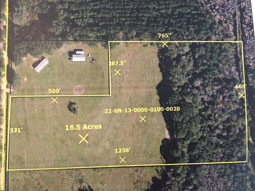 Looking for Privacy with a little Country Living? This is it 16.5 Acres prime property just out side the City of Graceville. Plenty of open area to build your dream ranch with  beautiful hardwoods towards the back of the property. Partially fenced, with a little more fencing could  be great for horses.  Will need well & septic.