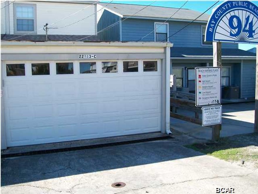 Beautiful 3/3 Townhouse directly on the gulf, excellent retail. It has a bed and bath on the first level and private access to the beach. The Master on the second level has a private deck and bath. The property has and oversize garage. The owners have maintained the home well and it shows. Call today for your personal tour.