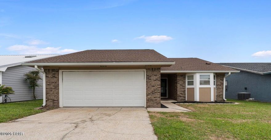 Welcome to this well maintained 3-bedroom, 2-bath home in a desirable subdivision with NO HOA! Boasting 1,451 sq ft on a spacious lot. This home features many upgrades to include LVP flooring throughout, granite countertops, and an updated kitchen ready for entertaining. Enjoy the back porch deck perfect for relaxing outdoors and a brand new shed with electric hookup for extra storage or workshop space. Conveniently located to Tyndall AFB, Panama City, Mexico Beach and Port St. Joe Don't miss this opportunity to own a beautiful home in a peaceful, well-established neighborhood.