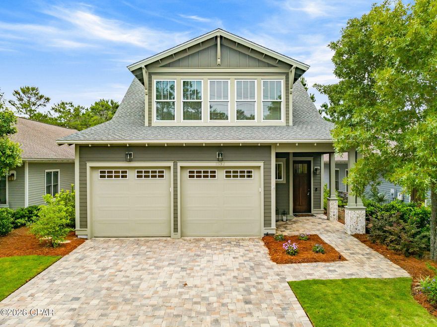 Welcome to luxury living in the heart of Wild Heron. Built in 2024 and impeccably maintained, this like-new 3 bedroom, 3 bathroom home offers exceptional craftsmanship, thoughtful design, and premium upgrades throughout. Situated along the 3rd hole of the renowned Sharks Tooth Golf Course, this home combines elegant interiors with a peaceful golf course setting. Inside, you'll find site finished hardwood floors, abundant natural light, and a bright open-concept floor plan designed for both everyday living and entertaining. The chef's kitchen features upgraded finishes, quartz countertops, custom cabinetry, and a spacious island overlooking the living and dining areas. The flexible floor plan includes a bonus room currently functioning as a butler's pantry and office, with the ability to easily convert back into a 4th bedroom if desired. The spacious primary suite offers a spa-inspired bath and a relaxing retreat feel, while the upstairs bonus living area provides additional space for guests, media, or hobbies.
One of the standout features is the incredible amount of heavily insulated attic storage space, offering both energy efficiency and rare functional storage. Outside, enjoy the beautifully landscaped setting and all the amenities Wild Heron is known for, including gated entry, pools, fitness center, dock access to Lake Powell, and scenic walking trails. (Golf & tennis, with Watersound Club Membership).
A rare opportunity to own a nearly new luxury home in one of Panama City Beach's most sought-after gated communities.