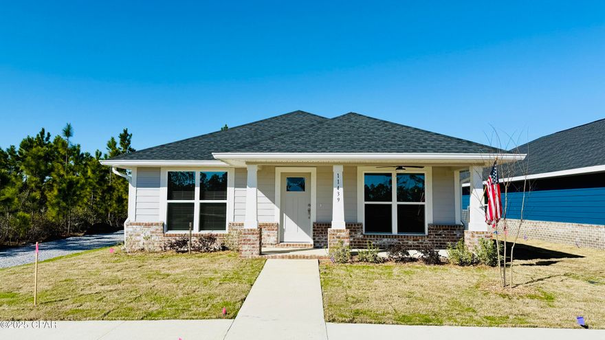 This one is 100% MOVE IN READY!!! Can accommodate a quick closing if needed!!
Our 1520 floor plan offers 3 bedrooms, 2 baths, 2 car rear garage. The price includes granite countertops, CoreTec Pro Plus flooring throughout, sprinkler system, brick/hardie board siding, and so much more!
Come Experience The Difference with Adams Homes! Seller pays closing costs when using one of our preferred lenders.
Enjoy Florida's great outdoors by calling this peaceful waterfront community home.  From kayaking and fishing, to boating East Bay can accommodate it all. With beautiful intracoastal views this community is less than 20 minutes from Tyndall AFB, 37 minutes to Mexico Beach, or a short 15 min boat ride to Shell Island from or private community dock. .