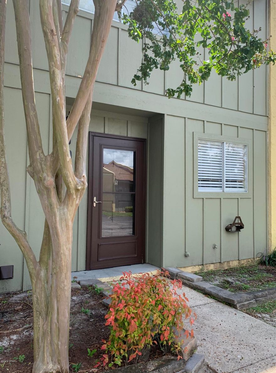 -What a perfect opportunity for a first time home buyer, an investor or someone wanting to downsize!

A must see... this perfectly sized 2 bedroom is ready to move in with new roof, new flooring, fresh paint and newly installed sliding doors! Complete with washer, dryer, and all appliances!

This quaint little gem is tucked away in a quiet area, located in the heart of Panama City.  This complex is Centrally located to everything including...  Gulf Coast College, the old St. Andrews district, great restaurants, shopping and more! And has a pool, tennis court and plenty of green space to walk your pets or run with the kids!

Don't wait! This one won't last long!! 

Easy to show, No appointment necessary!

Please measure to verify. 

Call or text agent upon showing!