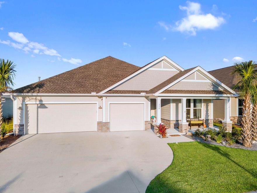 'CURRENTLY UNDER CONTRACT, SELLER ACCEPTING BACKUP OFFERS' 



Home is built in 2020.  Seller is being transferred with job.  Loves this home and hates to leave.  Home is situation on a beautiful pond and has vinyl fencing all ready installed. Smaller fence in rear of home so you can enjoy your views of the pond. This home is perfect for that growing family, or for someone who is looking for office/den space.  Centrally located to everything Panama City Beach.  Including a short drive or bike ride to the beach.





This is a 60 ft lot which allows for the extra wide 3 car garage.  Most homes are on 50 ft. lots in this phase.



Some of the option upgrades included are:

   Privacy fence

   Screened-in patio (lanai) 

   Landscape

   Gutter

   Back barn door to office and master bathroom
   office space
   Hurricane proof windows (no need for panels!)
   Nest smart thermostat installed

Seller is leaving upgrade refrigerator and Washer/Dryer

Dryer: LG - 7.4 Cu. Ft. 12-Cycle Smart Wi-Fi Electric SteamDryer - Sensor Dry and TurboSteam - White (Best Buy SKU: 6181271)
Comes with LG - 27" Laundry Pedestal with Storage Drawer - White (Best Buy SKU: 9763409)
Washer: LG - 4.5 Cu. Ft. 12-Cycle Front-Loading Smart Wi-Fi Washer with Steam and 6Motion Technology - White (Best Buy SKU: 6181272)
Comes with 27" Laundry Pedestal with Storage Drawer - White (Best Buy SKU: 9763409)
Refrigerator: KitchenAid - 25.8 Cu. Ft. 5-Door French Door Refrigerator - Stainless steel (Best Buy SKU: 6472157)