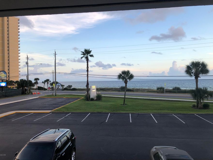 Unbeatable Gulf views from this second floor condo in Endless Summer directly across from beach access 70. Gulf front views without the Gulf front price.  This condo is only a few steps from the white sandy beach.  Since this is a top floor unit, it is peaceful and quiet.  This condo offers a large bedroom with views of the courtyard.  Endless Summer is centrally located 1/2 mile past 79 and Pier Park and has 2 swimming pools, clubhouse, shuffleboard, hot tub and picnic area with barbecue grills.  Don't miss your chance to own a piece of paradise!