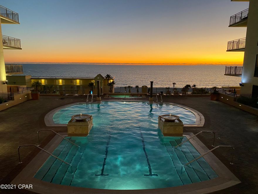 This is the very favorite BEACH-VIEW STUDIO style in Origin.  You walk in to look at nothing but the beach!   This condo has been upgraded with wood-look tile floors, new couch, new fridge.  SUPER STRONG RENTAL.  One floor above the pool with direct gulf views.  Just the perfect getaway or rental machine.