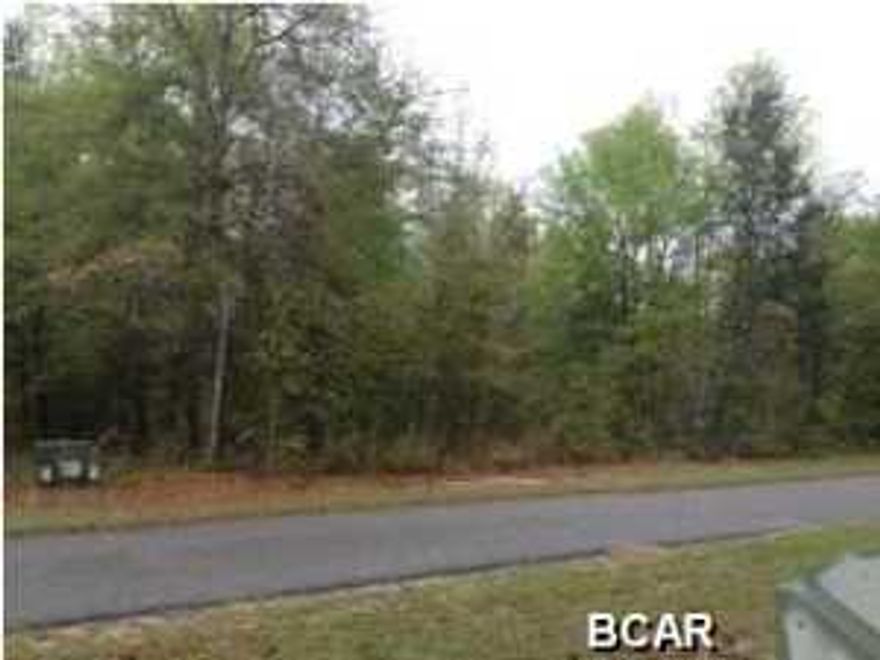 This waterfront lot on the large lake in Leisure Lakes subdivision is very desirable because it is close to the recreation area on the east side. This is a perfect location to cat beautiful sunrises. The crystal clear water is a wonderful sight any time and is only about a 30-minute drive from Panama City. This lot features many trees and a gentle slope to the water where property owners enjoy wonderful swimming, boating, fishing or just to gaze upon the natural beauty of this spring-fed wonder. The gated subdivision provides security for property owners as they enjoy amenities such as a swimming pool, a large covered pavillion, tennis court, basketball court, picnic and grilling area, a shaded children's playground, boat launch and a full kitchen that can be rented for family
