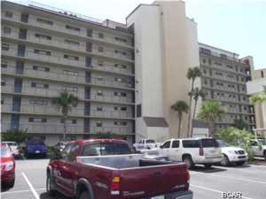 This is great Penthouse unit in the B building which is directly in front of the swimming pool. Great views of the beach. Being sold fully furnished except for personnel items and items in locked owners closet. Complex is within easy walking distance to St. Andrews Park, either by beach or by main entrance. Fine dining, marinas and Fun Parks are close by to this complex.