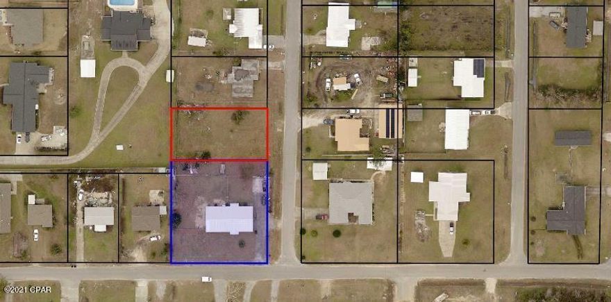 Parcel is 80 x 140. Has been surveyed to split into two 40 x 140 building lots. City water and sewer are available to tap onto. Good central location off Baldwin Rd. Convenient to both Panama City and Lynn Haven.