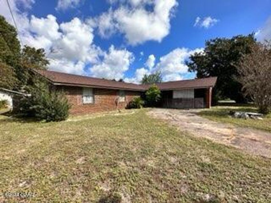 Here is the perfect opportunity for you to own this large 3 Bedroom 2 Bath home with 2156 sq feet home in Panama City. Just minutes to shopping off of 23rs street and easy access to the Worlds most beautiful beaches and the gulf of Mexico ! This home has so much possibilities, just waiting for your personal touches! The large family room boasts a vaulted celling. There is a large living room/dining area off of the kitchen area. There are 3 Large Bedrooms and lots of storage in in the home. There is a huge screen porch off the back of the home overlooking a nice backyard with plenty of room for a pool. There is a storage detached building that was once used as a mother in law suite that can easily be remodeled back for your loved ones. There is also a separated storage building, and an attached carport. This home is located across the street from the park, so the kids will always have a place to play! This home will NOT last long at this price so call today for your personal showing!