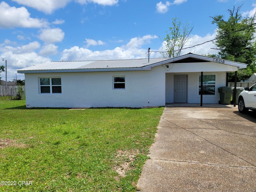 Not many homes on the market in this price range - Home is located on a larger lot in the City of Lynn Haven.  This home shows ve well and features a newer water heater, HAVC, windows, range, refrigerator, flooring, doors, interior & exterior paint.  All important details should be verified by the appropriate specialist.  Call for your easy to schedule showing appointment.