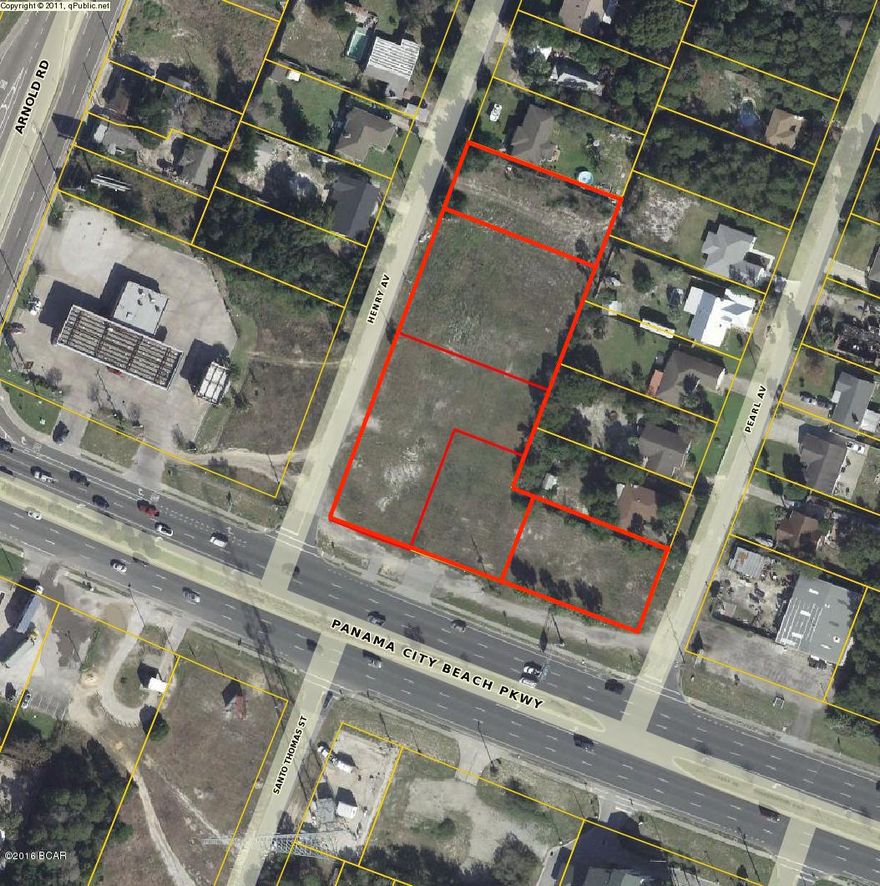 This 1.922 acres is very affordably priced and is in the center of the beaches growth are. It is just one and a half blocks from the intersection of PCB Parkway and Hwy 79. The site is completely cleared and level. It has frontage on three streets and 335 feet of frontage on Hwy 98. It is an ideal location for a bank branch or a hotel