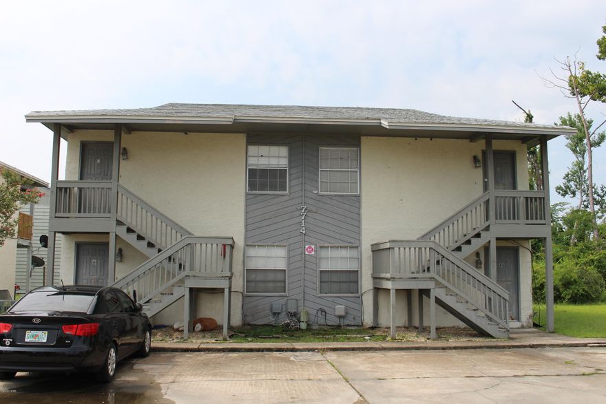 CURRENTLY UNDER CONTRACT, SELLER ACCPETING BACKUP OFFERS!!! Property is located at 7714 and 7718 Highway 22 - Eight apartments in two quads or four units per building.  Each building has two units on first floor and two units on second floor.  All units have the following features; one bedroom; one bath; living room; kitchen; washer/dryer hookups; and either a balcony or patio.  This sale includes both tax Parcel Numbers #06513-380-010 and #06513-380-020.  New roofs in 2015 and 2016, no hurricane damage.  Property has been well maintained.