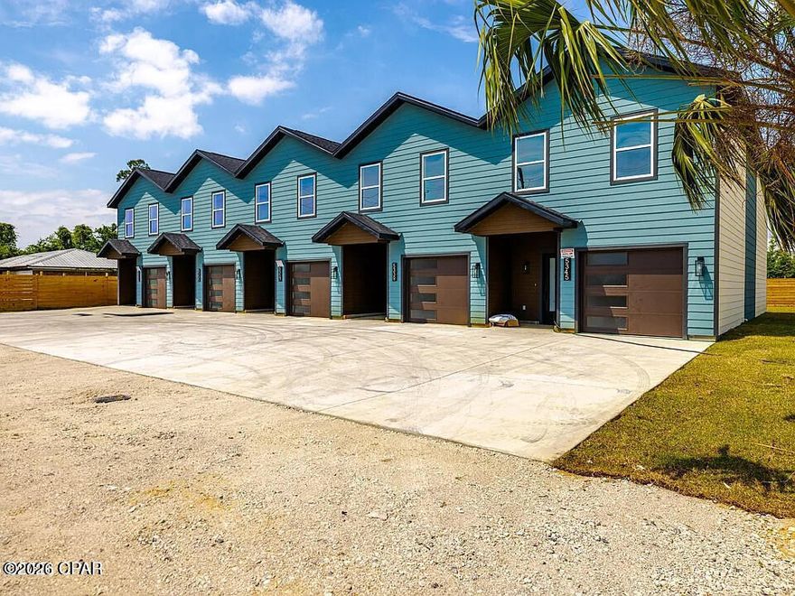 Introducing an exceptional investment opportunity featuring a newly constructed 5-plex built in 2025, offering modern design, strong income potential, and low-maintenance ownership. Even better, the entire development is fully occupied with long-term tenants already in place, providing immediate income and a true turnkey investment opportunity from day one.

Each spacious unit features 3 bedrooms, 2 bathrooms, approximately 1,677 square feet, and an attached 1-car garage, creating an ideal setup for stable long-term rental demand and strong occupancy potential.

These thoughtfully designed units showcase upscale finishes throughout, including oversized open-concept living spaces, luxury vinyl plank flooring, recessed lighting, modern fixtures, and beautifully appointed kitchens with custom cabinetry, stainless steel appliances, oversized islands, and warm butcher block countertops. The bathrooms offer a high-end contemporary feel with custom vanities, designer lighting, vessel sinks, designer mirrors, and stunning tiled walk-in showers with frameless glass enclosures.

Built with today's renter in mind, each residence offers spacious layouts, modern coastal-inspired exteriors, private garage parking, and stylish, durable finishes designed for long-term appeal and minimal upkeep. The property also features ample parking, attractive curb appeal, and a clean, modern aesthetic that sets it apart from typical multifamily offerings.

Whether you're looking to expand your investment portfolio, complete a 1031 exchange, or secure a high-performing multifamily asset, this fully leased, turnkey development offers a rare opportunity to own a brand-new income-producing property with immediate cash flow and modern construction advantages.