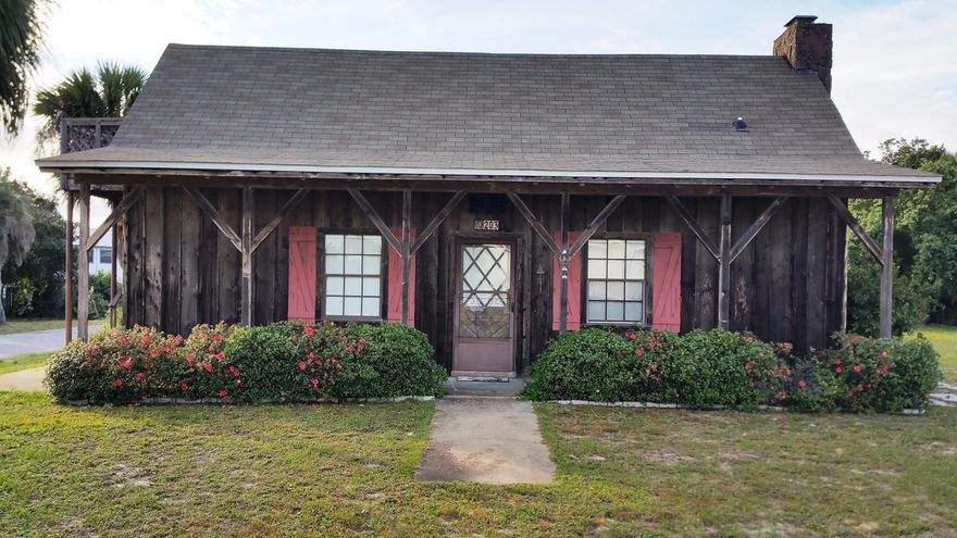 RARE LAGUNA BEACH HOME 1 BLOCK OFF BEACH WITH EXTRA LOT! This charming 3-bedroom beach cottage is the perfect getaway or permanent residence. Located in the heart of Laguna Beach and just one block off the beach, makes this the perfect little family bungalow. The home sits on two lots on the corner of Twin Lakes and 1st Avenue. You can see the Gulf of Mexico from your front yard! And, the back yard has the most incredible oak trees, flowering shrubs, and an extra wide covered porch to enjoy the view. With this corner lot there is room for a 2-car garage AND a swimming pool! This quaint home has two bedrooms and an upstairs loft with a separate entrance. This truly unique property is a must see!!! Buyer to verify all dimensions.