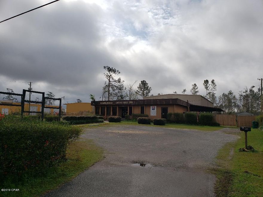 UNDAMAGED FROM HURRICANE MICHAEL,or recent tornadoes, a few minor items: see Post-Hurricane photos***Commercial Office building offered below appraisal of $395,000. Ideal location, minutes to town and the Interstate. 1 story block building with approx. 5000 sq. ft. on commercial lot.  150' wide on Highway 90 and 165' long.  Additional unfinished building is 6000 sq. feet.  1/4 mile to new Jackson Hospital Quick Care and VA.  Well water and septic, County water and sewer are available for tap in. Possible owner finance to qualified buyer.