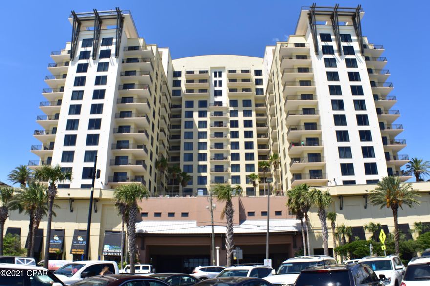 Now available....Origin at Seahaven Unit 523! Furnished efficiency unit in a building across the street from the beach with private beach access and you're walking distance to Pier Park and many restaurants!  Origin at Seahaven boasts some of the finest amenities including a heated pool and spa located on the 4th-floor pool terrace, game room, theater room, BBQ and picnic areas, fitness room, sauna, and observation decks. Owners are also allowed to have pets and 2 parking passes in the covered garage.   Great rental investment property!!  All info is approx and must be verified by Buyers if important.