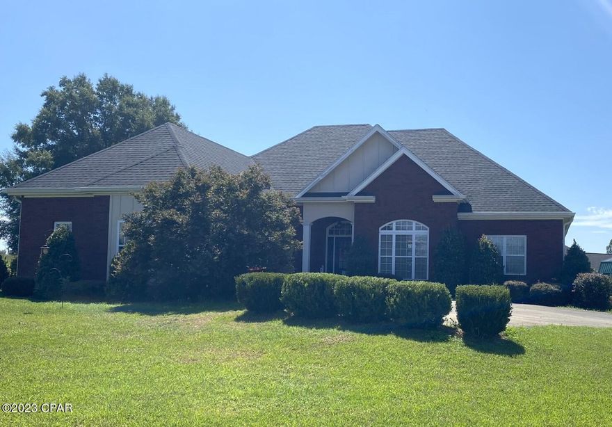 Located in the beautiful Greenfield Estates, this home is within minutes to Marianna High School, Marianna  K-8 and Federal Correctional Facility. Corner lot, quiet neighborhood, roof was put on in 2019, HVAC 2013, ceramic and wood flooring throughout the home, trey ceilings. Fenced back yard with deck, two yard buildings with electricity, two car garage.