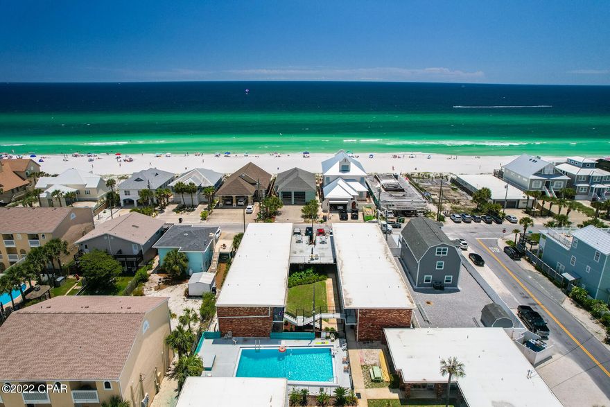 Great Opportunity for your next investment property! This unit is one of 2 units in Sunshine Shores Condos with a Gulf View! Directly across from beach access 7, it's only a few steps to the beautiful, white sandy beaches! This unit has been has been cared for and well-maintained by the sellers and is ready for its new owner(s)! Call Today to schedule your private showing!