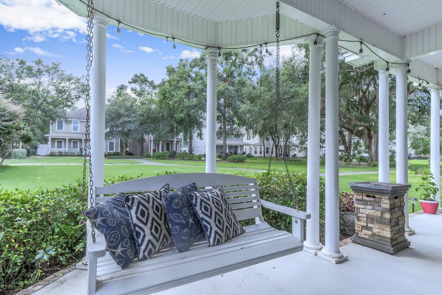 Beautiful home in Riverside Park, a unique and beautiful subdivision. This lovely home captures a charming architectural style outside with an open floor plan inside. Enjoy the park-like community from the very large front porch or private side yard. Privacy fenced entryway. Gorgeous kitchen includes painted white cabinets, granite countertops, stainless steel appliances and a large center island with bar space, perfect for entertaining. The master bedroom features large windows that overlook the front porch but maintain privacy with custom plantation shutters (installed throughout the home). Master suite has a large walk-in closet and en suite bath with double sink vanity, whirlpool tub & separate ceramic tile shower. Ceramic tile runs through the foyer, kitchen, dining (click more) area & bathrooms. Maple laminate flooring showcases the great room & master bedroom. Crown molding adds beautiful finishing touches to the home. Nice vinyl fencing has been put down both sides of the home giving you some privacy on the covered patio area. Brand new shallow well for the irrigation system keeps the landscaping lush and low maintenance. The Riverside Park community offers over 1 mile of sidewalks that wind through the 3 beautiful courtyards in this picturesque waterfront neighborhood. Riverside Park is equipped with a community pool, 1/2 basketball court, playground, fitness center, nice community room, and billiards room. There is a dock on Mill Bayou for fishing, small boat, canoeing, paddle-boarding - all available to whoever purchases this lovely home. This home is a must see, not a drive by. Make an appointment to see this impeccable home today. 100% financing available!! Property is USDA eligible... Convenient to both Tyndall AFB & the Navy base. (all sizes approximate and taken from public records, buyer to verify any details buyer deems important).