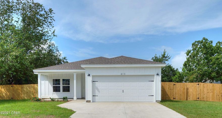 BRAND NEW CONSTRUCTION UNDER $340,000! Homes features a charming exterior, pretty landscaping, irrigation system, new privacy fence, large backyard and a two car garage. Lot is 1/4 of an acre so plenty of room for that future boat or RV.  Inside features white cabinets, stainless appliances, stunning quartz tops, spacious kitchen with island and generous storage, large windows, plus elegant lighting throughout. Be sure and check out the designer tile in the master shower!  Finally, step out back and SO MUCH ROOM TO PLAY AND ENTERTAIN! This home is truly perfect for everyone including investors! Home is located close to the Navy base, popular local restaurants, and is just minutes to the beach.  NOW IS THE TIME TO BUY THAT BEACH HOME! Professional photos coming soon.