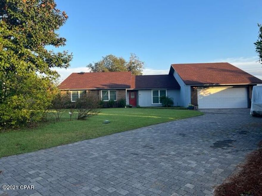 CURRENTLY UNDER CONTRACT PENDING TAKING BACKUPS .Beautiful Bay Point Subdivision Pool Home, with updated kitchen and Quartz countertops, New Roof, and all New Windows, new LVT flooring. This home features a large living and dining area, and also a bonus Living/Play room. Home also has a screened in pool, with a large fenced in yard. Home sits on a quiet Cul de Sac and is very close to PCB Beaches and shopping and also the Navy Base. Gated and secured Community, also has a nice Golf Course and Marina. Owner Occupied so call for a showing appointment. Hurry as it won't last long.