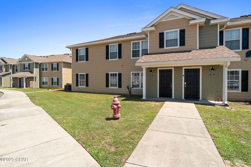 Welcome to Nautilus Cove! A charming gated community in a prime location in Panama City Beach. This is a ground floor condominium with a spacious 4-bedroom, 3-bathroom split floorplan. The Modern kitchen features granite countertops, breakfast bar, and pantry. Tile flooring in wet areas, and wood look LVP floors throughout the rest of the interior. Spacious Master bedroom which features walk-in-closet, and private bath. With 2 additional bedrooms and a Guest suite, you will have ample space for family and guests. The community offers resort-style amenities, including a sparkling community pool, a fitness center, clubhouse, playground, grilling stations, picnic tables, and a gated entrance for added security. You will have a dedicated parking spot. The HOA fees include water, sewage, and garbage as well as maintaining the landscaping and other community common areas. Venture out and explore the new local attractions that Panama City Beach has to offer. Approximately 1/2 mile to the white sandy beaches of the emerald coast. Pier Park is approximately 2 miles away. Vibrant entertainment options further east- Camp Helen State Park offers kayaking, paddle boarding and hiking trails. Go for sunset walks and bike rides, golfing, and fishing. Plus the 30A corridor linking to Seaside, Grayton & Rosemary Beach. 
This property is also listed for sale. Rent for now with a option to purchase at a later date. 
Come join the coastal lifestyle you dream about and deserve! Call for additional details for renting or purchasing, or  to schedule a private tour!