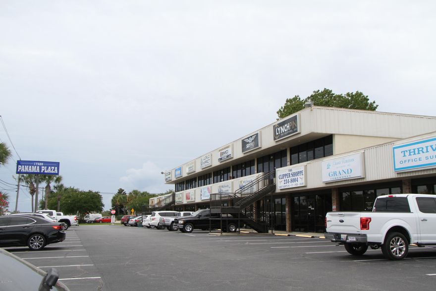 Commercial office space for rent in the west end of Panama City Beach. has 1 reception type office and 3 private offices plus storage area and restroom. Owner will consider a minimum 1 year lease. Ready to move in. LVP Flooring in common areas and commercial grade carpeting in the offices.