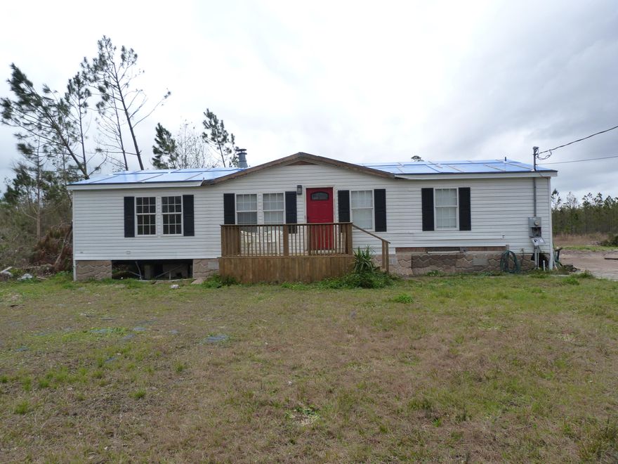 *Currently under contract-Seller accepting back up offers* Great opportunity to make it your own.  This is a quiet area away from the city life.   Home is a 3 bedroom, 2 bathroom with an accent wall around the fireplace.  It is close to Tyndall AFB.  Home is on a generous lot perfect for outdoor recreation.  Nice investment opportunity or a chance at country living.