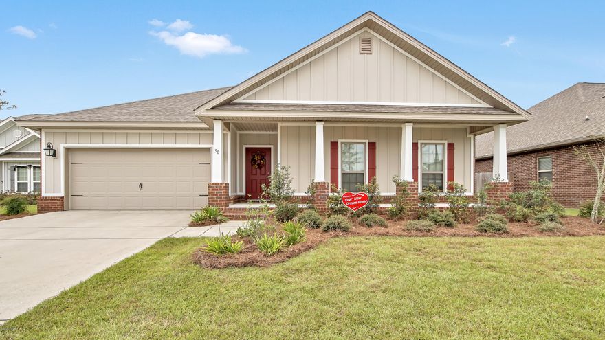 CURRENTLY UNDER CONTRACT, SELLER ACCEPTING BACKUP OFFERS Here is your chance to live in Fanning Bayou! The development is complete and they will not be building anymore homes here. So hurry and take advantage of this beautiful Victoria floor plan! Remaining 6 year structural warranty is transferable as well. Beautiful property with all the upgrades! Privacy fence recently installed, hardwood floors, granite, tile floors in bathrooms along with the shower in master, screened back patio, Nest thermostat and doorbell, irrigation....so much to list!  Very spacious home in a AMAZING community featuring a resort style pool, playground, BBQ area and beautiful ponds where you can throw a pole in and fish until your heart's content. Make sure you watch the Matterport video in the tour section under the photos tab