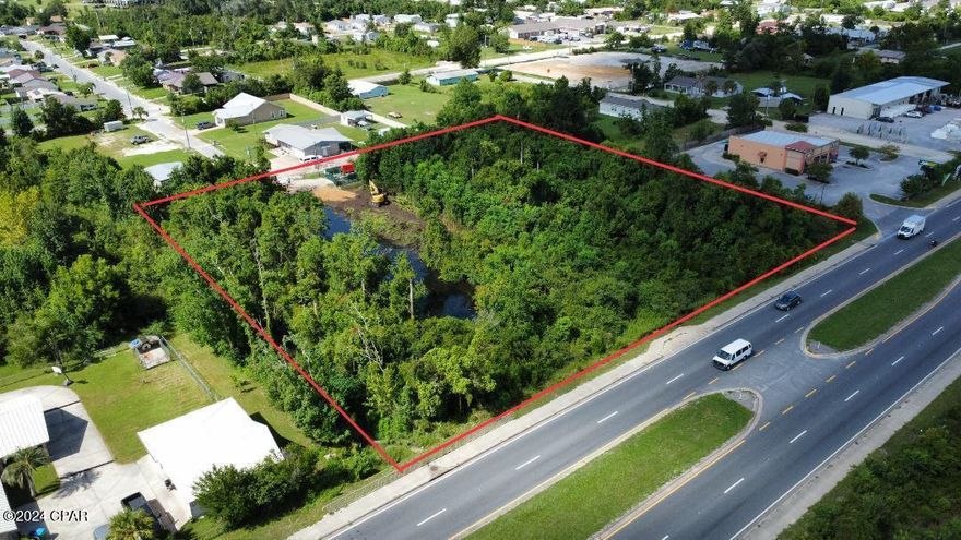 Location! Location!  This Commercial Property is next to the Subway Shop on Tyndall Parkway Highway 98 with high visibility and superb daily traffic count.  Excellent for a Commercial Retail, Office etc.  Priced right and ready to sell.